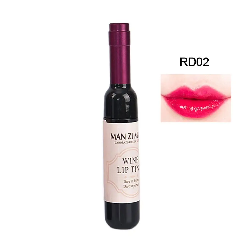 

Sexy Long Lasting Waterproof Wine Bottle Liquid Lipstick Lip Gloss Cute RD02