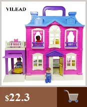 DIY аксессуары для миниатюрного кукольного домика, игрушки для девочек, Розовый кукольный домик для кукол, игрушка с мебельным гаражом, игрушки для девочек, kdis diy kit