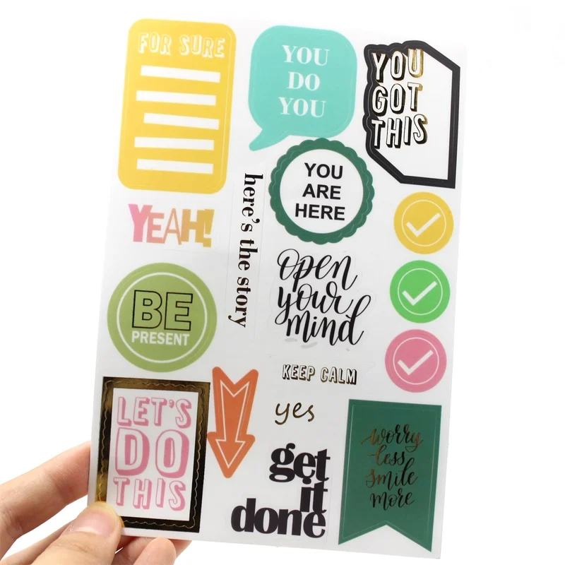 Keep Calm ПВХ наклейки для скрапбукинга Happy planner/Создание карт/Журнал проект | Дом и