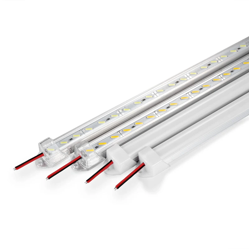 

6X 8X 10X Factory Wholesale 50CM DC 12V 36 SMD 7020 LED Hard Rigid LED Strip Bar Light with Aluminium shell