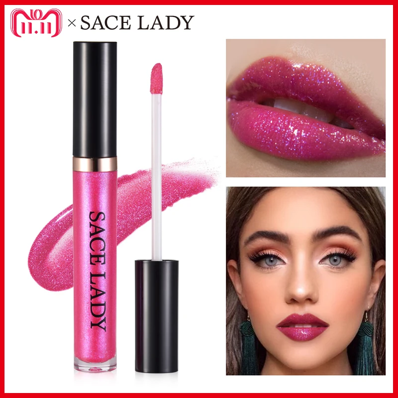 SACE LADY Shimmer Lipstick Tint Moisturizing Glitter Makeup Liquid Lip Gloss Pomade Make Up 4 Colors Shine Paint Brand Cosmetic цена SACE LADY Shimmer Lipstick Tint Moisturizing Glitter Makeup Liquid Lip Gloss Pomade Make Up 4 Colors Shine Paint Brand Cosmetic цены онлайн