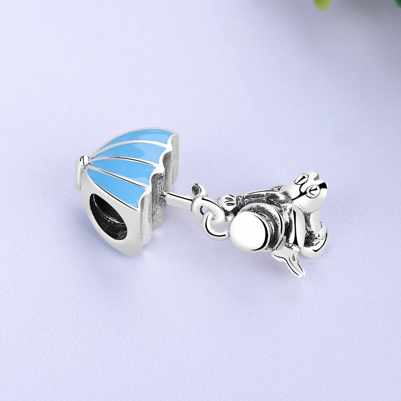 Jclowsexy 100% 925 فضة الخرز الكرتون السيد الكريكيت مظلة سحر صالح الأصلي باندورا أساور و الإسورة DIY Jewelly Jclowsexy 100% 925 فضة الخرز الكرتون السيد الكريكيت مظلة سحر صالح الأصلي باندورا أساور و الإسورة DIY Jewelly