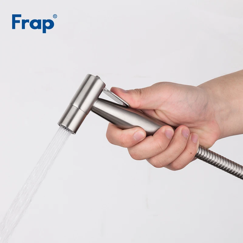 Frap New Stainless Steel Toilet Bidet Tap Handheld Hygienic Shower