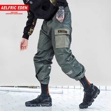Aelfric Eden лоскутные шаровары для бега, скейтборда, брюки-карго, мужские модные уличные хип-хоп повседневные мужские шаровары KJ237