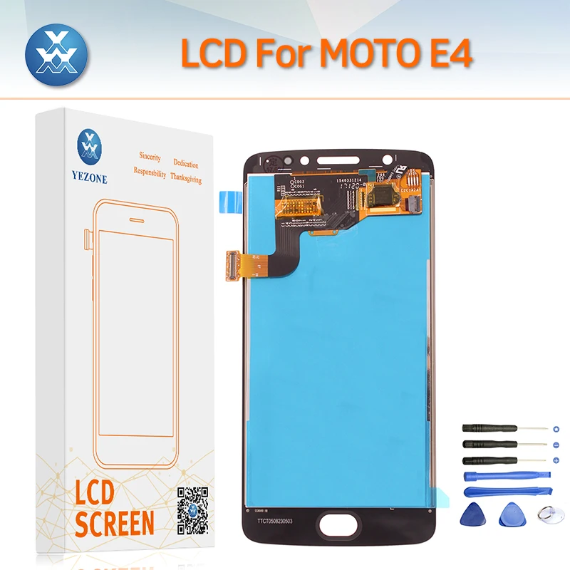 Original Motorola Moto E4 LCD Screen White