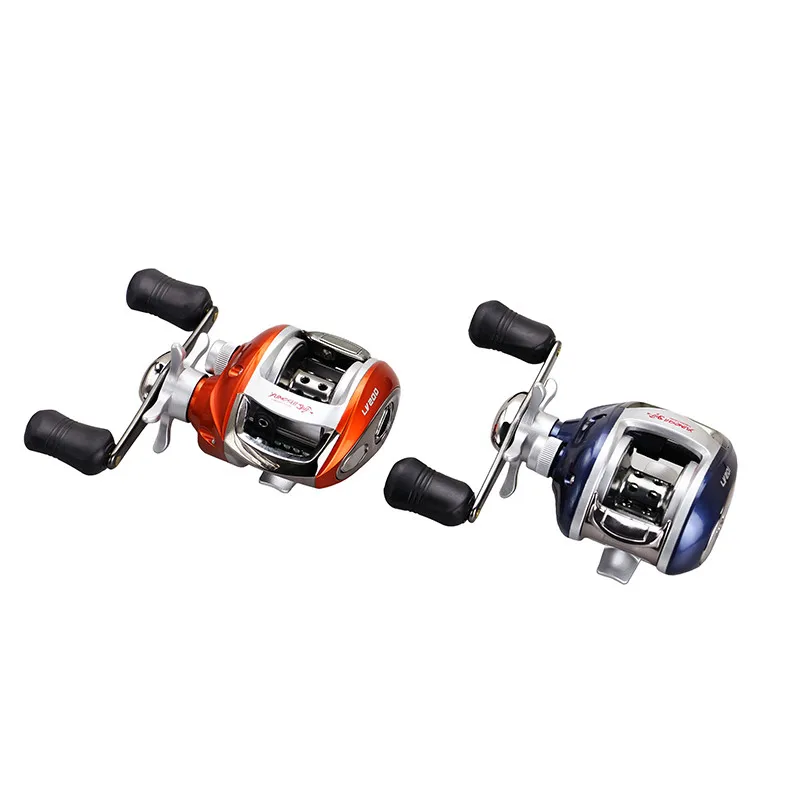 Gota de Água Carretel de Pesca da Carcaça de Isca de Pesca Molinete de Pesca 12 + 1bb Nova Roda Esquerda - Direita Mão 6.3: 1 Cnc 28 Carretilhas de pesca