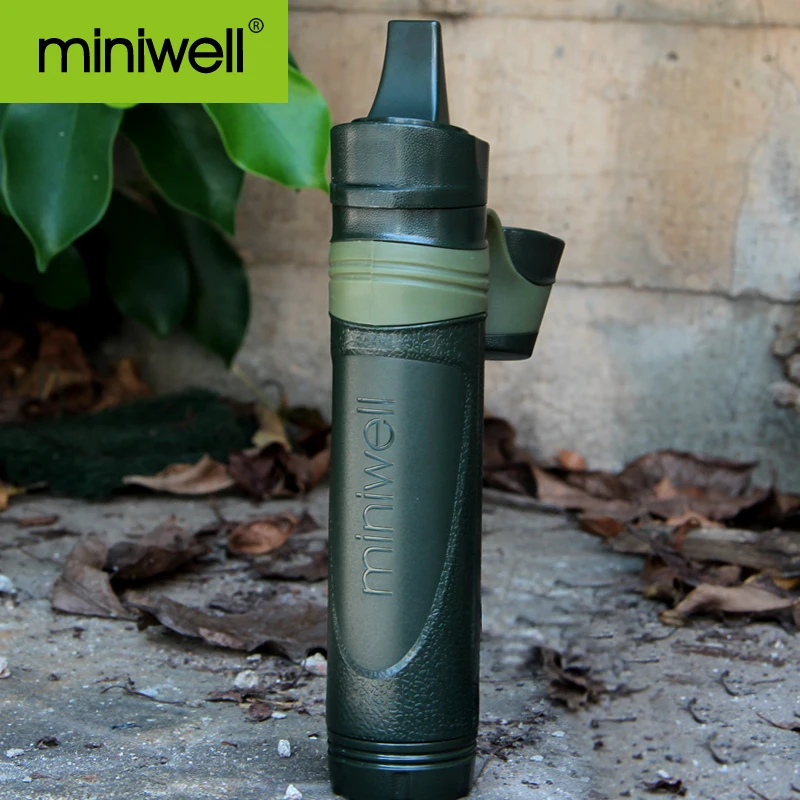 Miniwell оборудование для приключений соломенный фильтр воды портативный набор