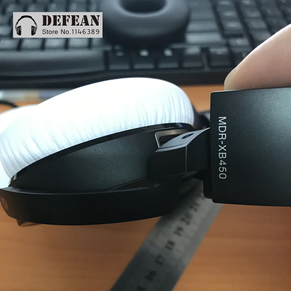 Сменные белые амбушюры подушка для Sony MDR XB450AP/B XB450 XB 450 Extra Bass|ear pad cushions|ear padsear replacement