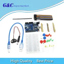 Для arduino Starter Kit UNO R3 мини Макет светодиодный Перемычка кнопку провода для Arduino compatile с коробкой