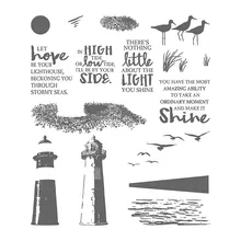 Lighthouse Transparent Clear Silicone Stamp/Seal for DIY scrapbooking/photo album Decorative clear stamp sheets