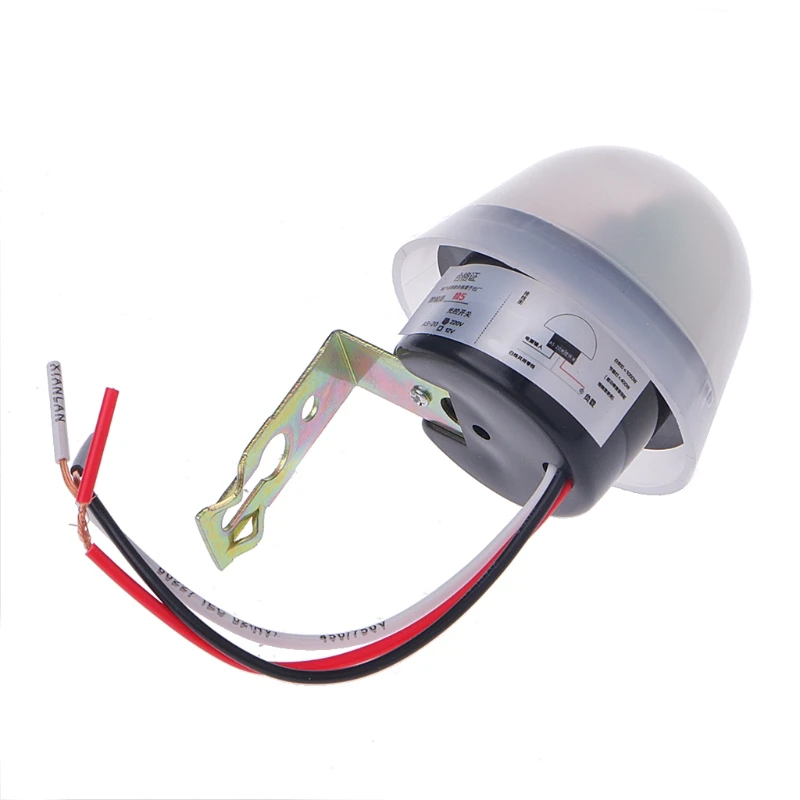 Automatic Auto On Off Photocell Street Light Switch DC AC 220V 10A