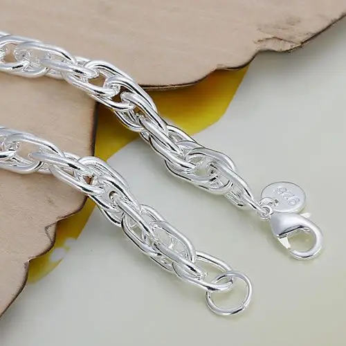 

KN-H138 Wholesale silver plated bracelet for ladies 925 Free shipping Factory price fashion jewelry Purple Bracelet /axhajooa