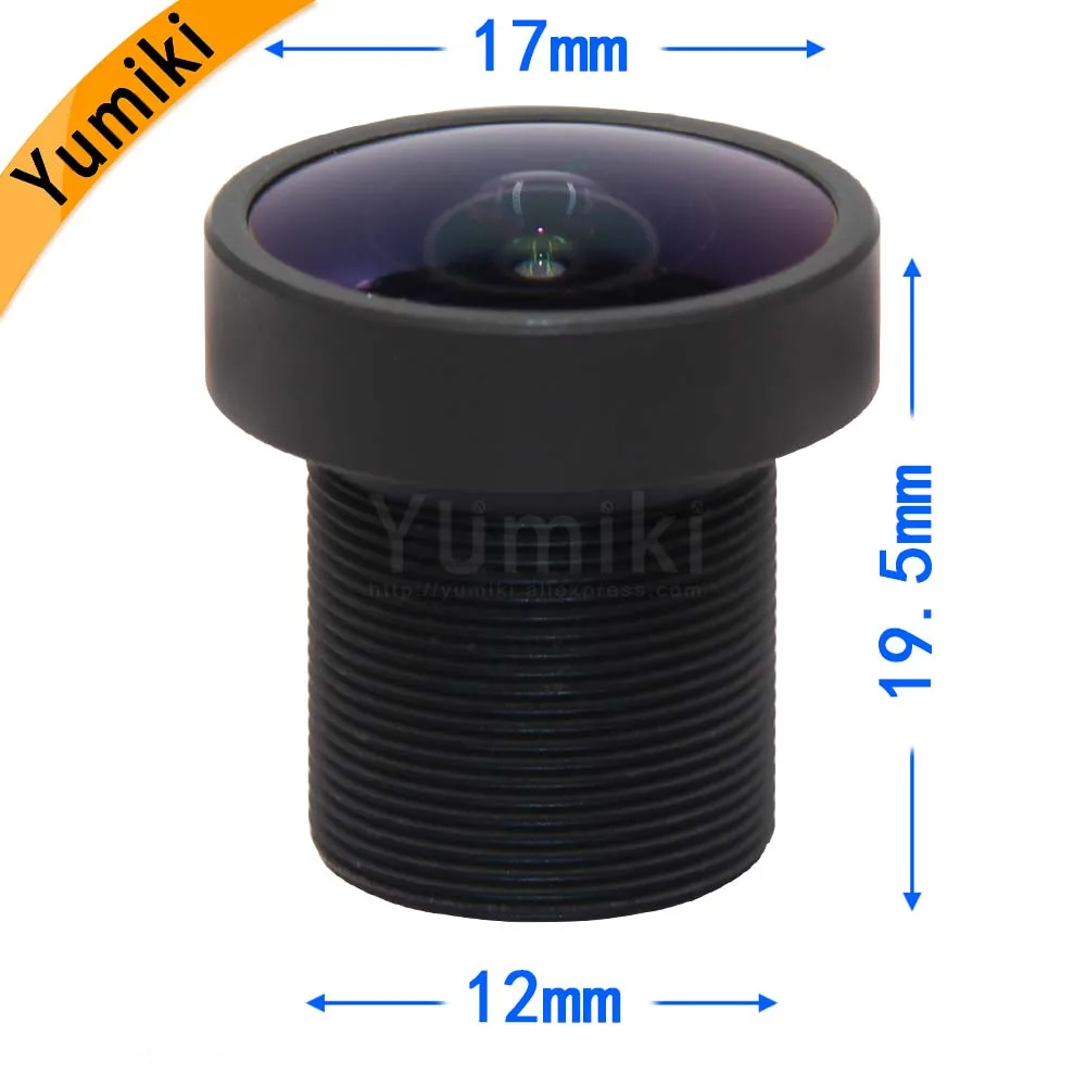 Yumiki 5,0 Megpixel M12 MTV 2,1 мм 5MP HD CCTV Камера объектива IR HD объектив камеры наблюдения фиксированная ирисовая диафрагма