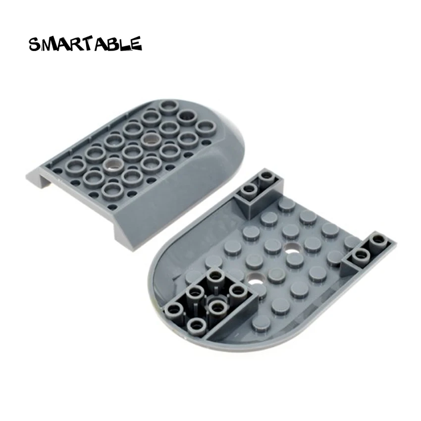 

Smartable Wedge Plate 6x8 Building Blocks MOC Parts Toys For Aircraft and Ship Base Compatible 11295 6pcs/lot