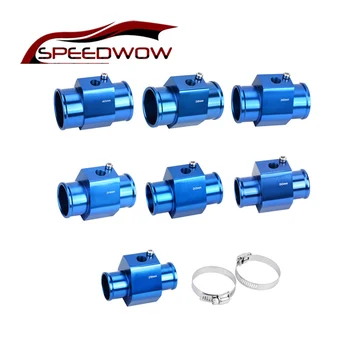 

SPEEDWOW Aluminium 28/30/32/34/36/38/40mm Water Temp Hose Temperature Sensor Adapter Joint Pipe Sensor Gauge Radiator