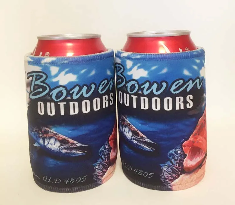 200pcs/lot Custom Stubby Beer Cooler Bag Neoprene Bottle Holder Thermos Ice Packs Can Cooler
