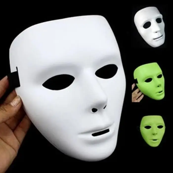 Jabbawockeez маска пластиковая светящаяся маска для всего лица Модные поппиновые танцевальные костюмы для команды вечерние реквизиты для Хэллоуина аксессуары SL