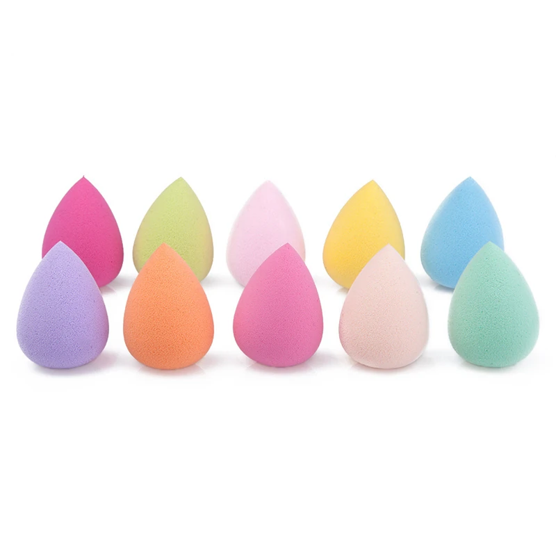 1pc gourd-shaped beauty sponge egg three-dimensional latex puff Smooth Women's Makeup tools Water-drop Shape Makeup beauty