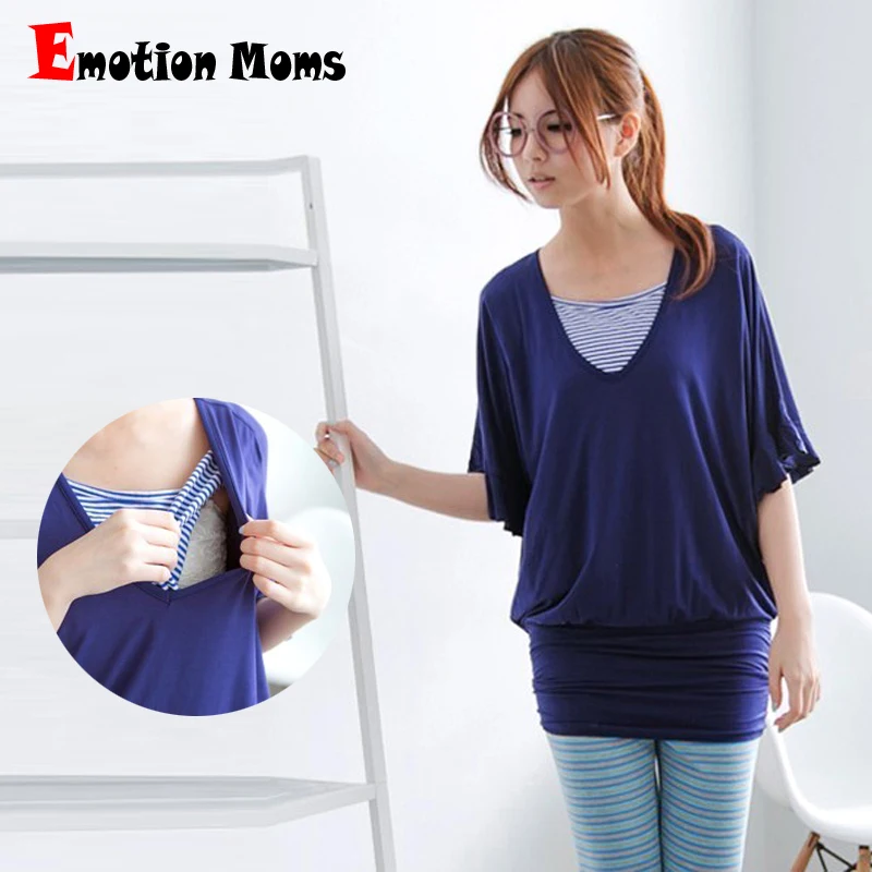 

Fabric Soft Comfortable Pregnant Clothes Maternity Tops Nursing Clothes Breastfeeding Clothes for Pregnant Women