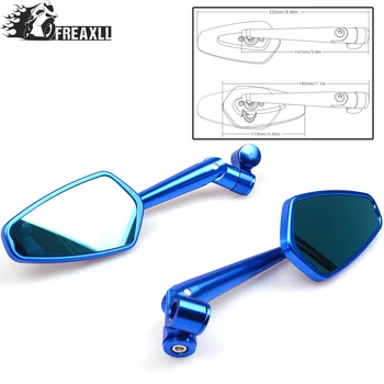 

Universal Motorcycle mirror Handle Rearview side Mirror For Honda Kawasaki YAMAHA KTM BMW shadow 750 CB 650 F MSX 125 GSR 600