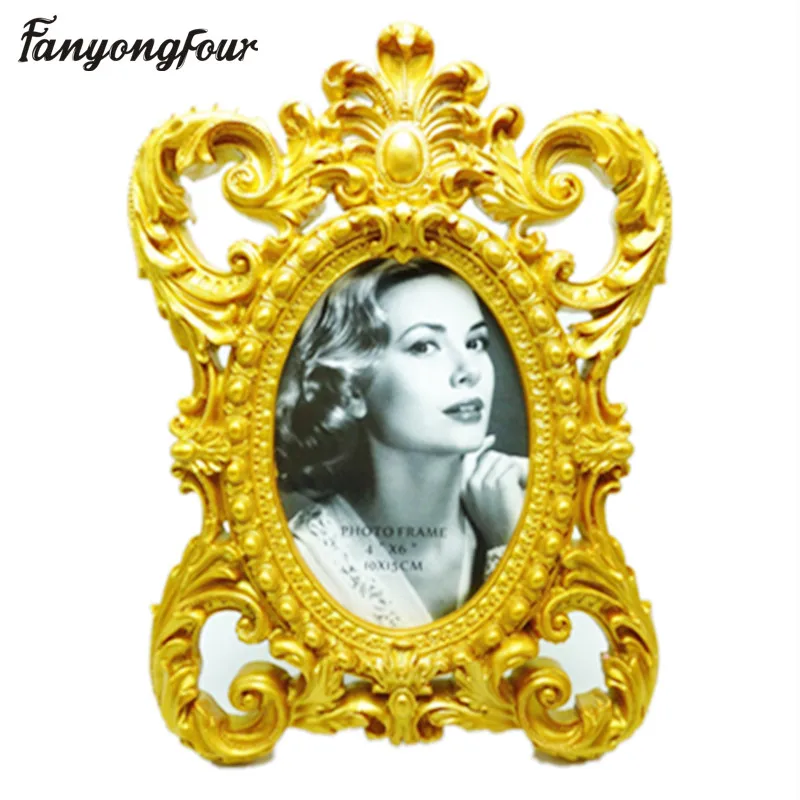 

New 3D classic cake mold, retro frame, biscuits chocolate cake decoration tools DIY baking, sugar silicone mold