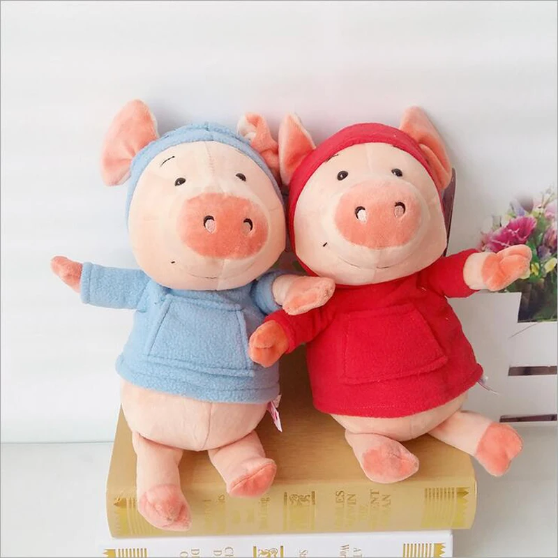 

New Style Cute Lovers Pig Short Plush Toy Stuffed Animal Pigs Plush Doll Best Gift for Children Kids