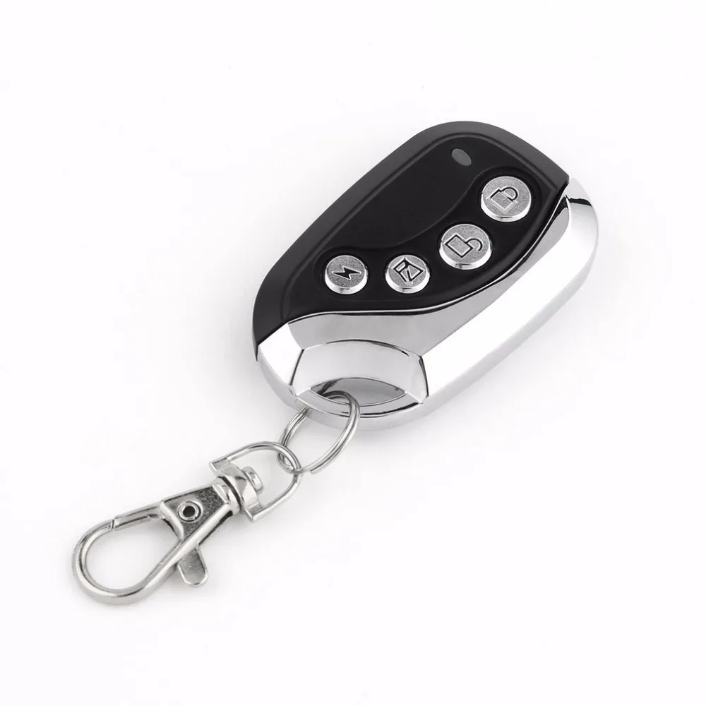 

Wireless Universal Remote Control Electric Cloning Universal Car Gate Garage Door Remote Control Key Fob Black