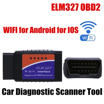 

High quality Universal fit for Android WIFI Mini ELM327 Auto Scanner OBD Car scanner code reader Tester Diagnostic Tool