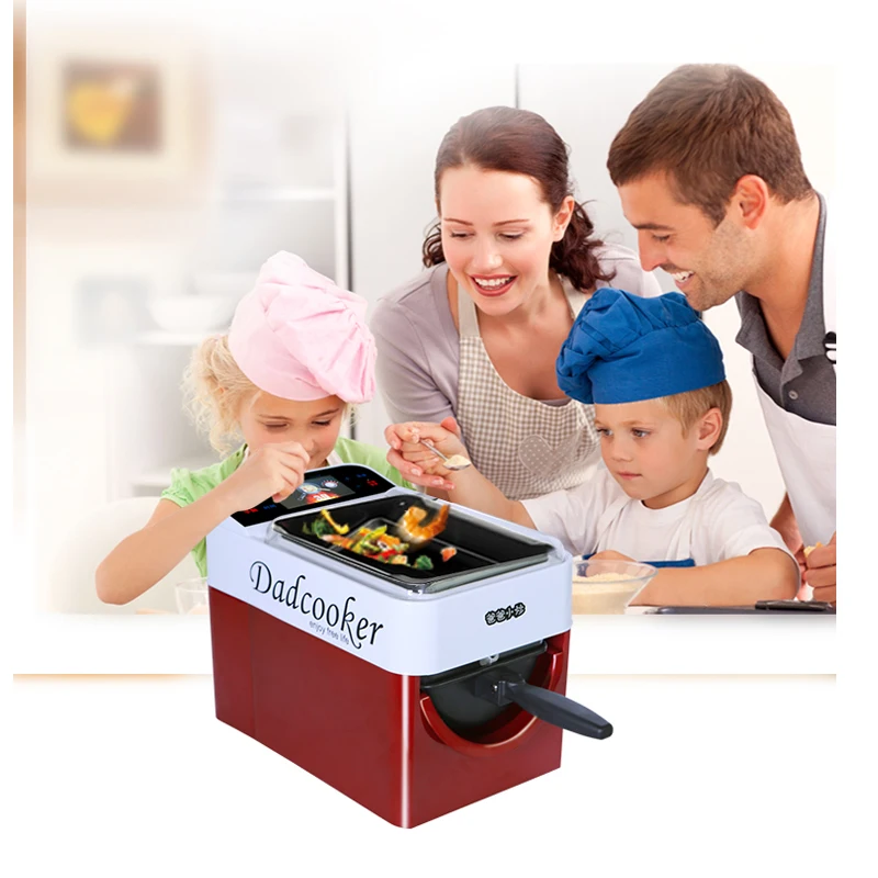 Home use Smokeless robot cooking pot smart cooking Automatic meat
