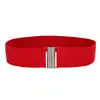 Silver Buckle Wide Stretch Belt 1