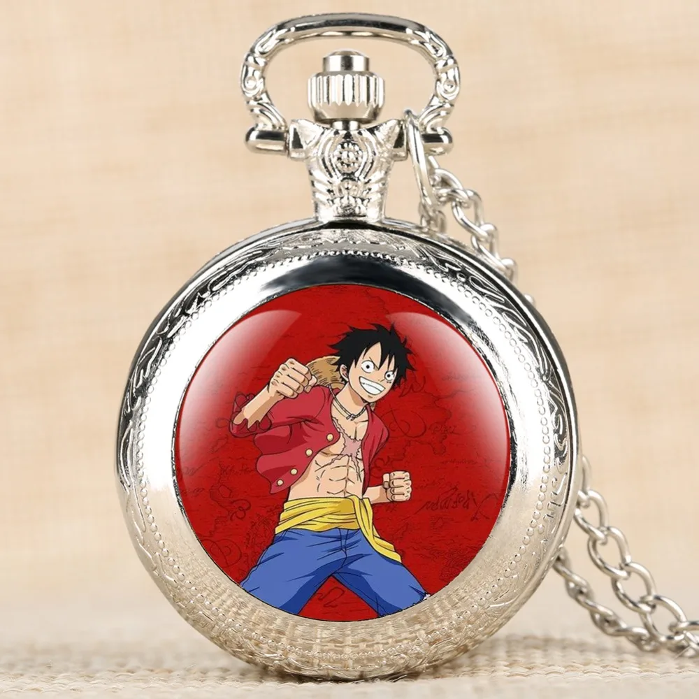 Один кусок Monch D. Luffy кварцевые карманные часы Cool Fob часы Ожерелье Подвеска для женщин мужчин лучшие подарки для Дети Девочка