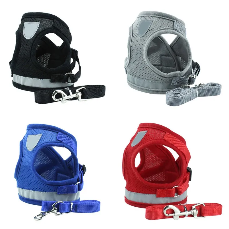 New Reflective Safety Pet Dog Harness and Leash Set