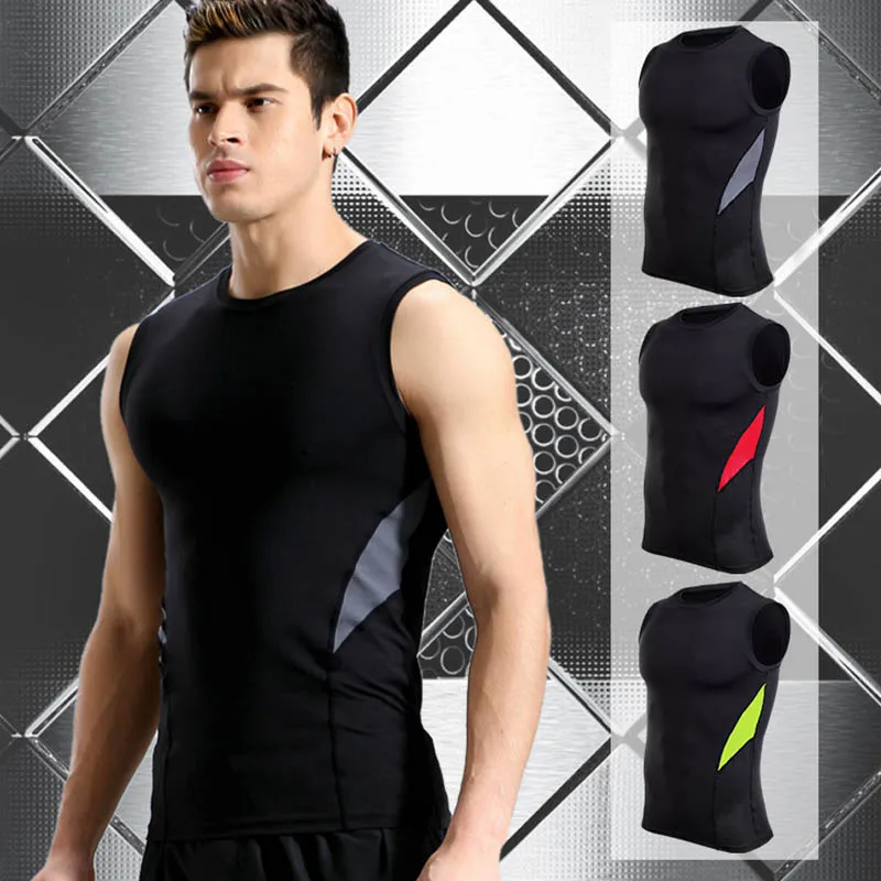 DIQIAN Bodybuilding Sport Vests Men Large Size Fitness Running Vests