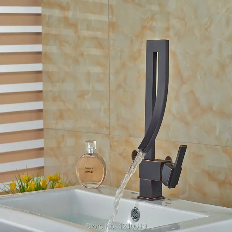 

Newly Creative Bathroom Sink Faucet Single Handle Oil Rubbed Bronze Basin Faucet Mixer Tap Deck Mounted