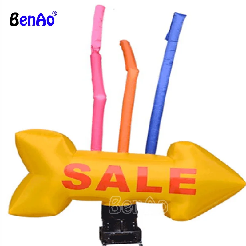 

AD608 BenAo CUSTOM AIR DANCERS 10FTWITH ARROW/Colorful arrow air Dancer Inflatable Tube Man Attachment Fly Guy for sales