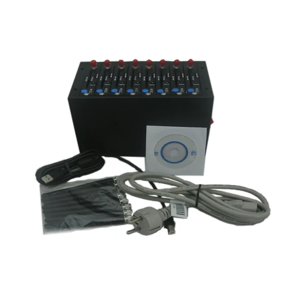 Gsm Gprs Modem 8 ports Wavecom Q2406 GSM SMS Simbox For sms broadcast and marketing solution