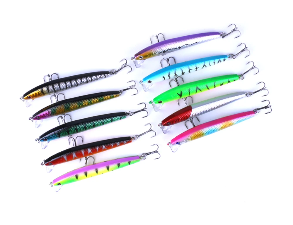

GENGJIA 1PC Minnow Fishing Bait 9.5CM-8.5G Diving 0.6-1.2M Hot Sale Fishing Lure Pesca Plastic Crank Bait Fishing Tackle