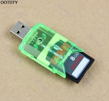 

1pc USB Micro SD TF M2 SDHC Memory Stick Card Reader Adapter For PC Laptop