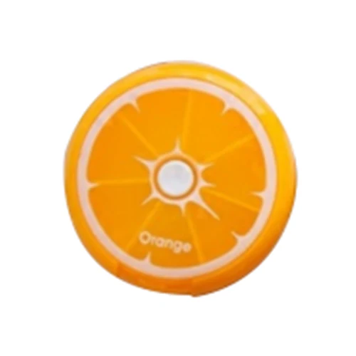 Best Cute Fruit Pattern Round 7 Day font b Tablet b font Pill Weekly Boxes Holder