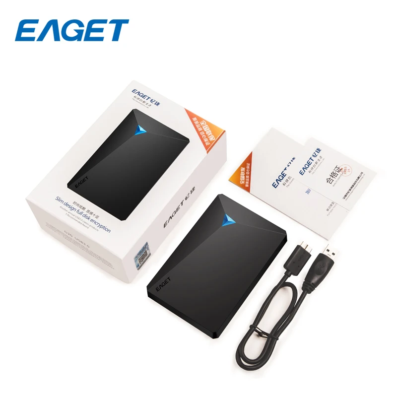 Eaget G20 Encryption External Hard Drive 2TB High Speed Shockproof USB 3.0 Hard Disk 1TB Desktop Laptop Portable HDD 2.5\ Eaget G20 Encryption External Hard Drive 2TB High Speed Shockproof USB 3.0 Hard Disk 1TB Desktop Laptop Portable HDD 2.5\