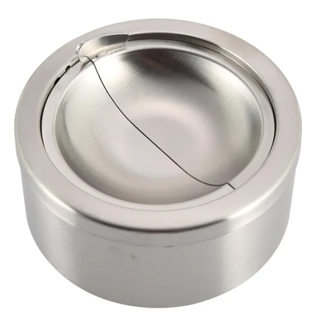 Modern Minimal Metal Ashtray Smokeless, High Quality Stainless Steel Body Ashtray Shop