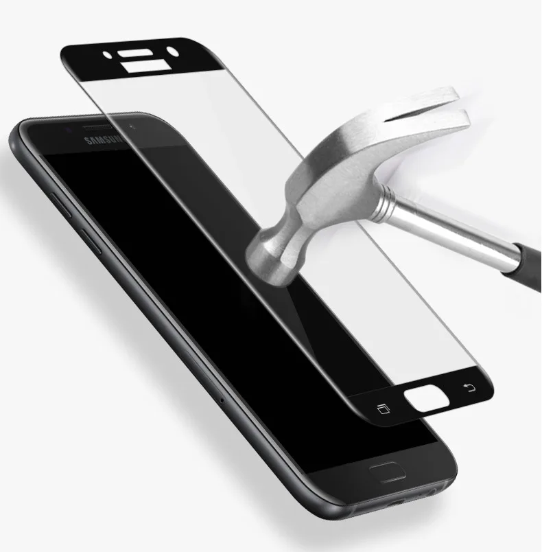 С уровнем твердости 9 H 3D полный Экран протектор для samsung Galaxy A3 A7 A5 2017 SM-A520F A320F