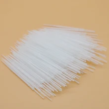 1100 шт десен межзубная нить пластиковая двухголовая кисточка палочка зубочистки зубы очиститель полости рта белый 6,5 см