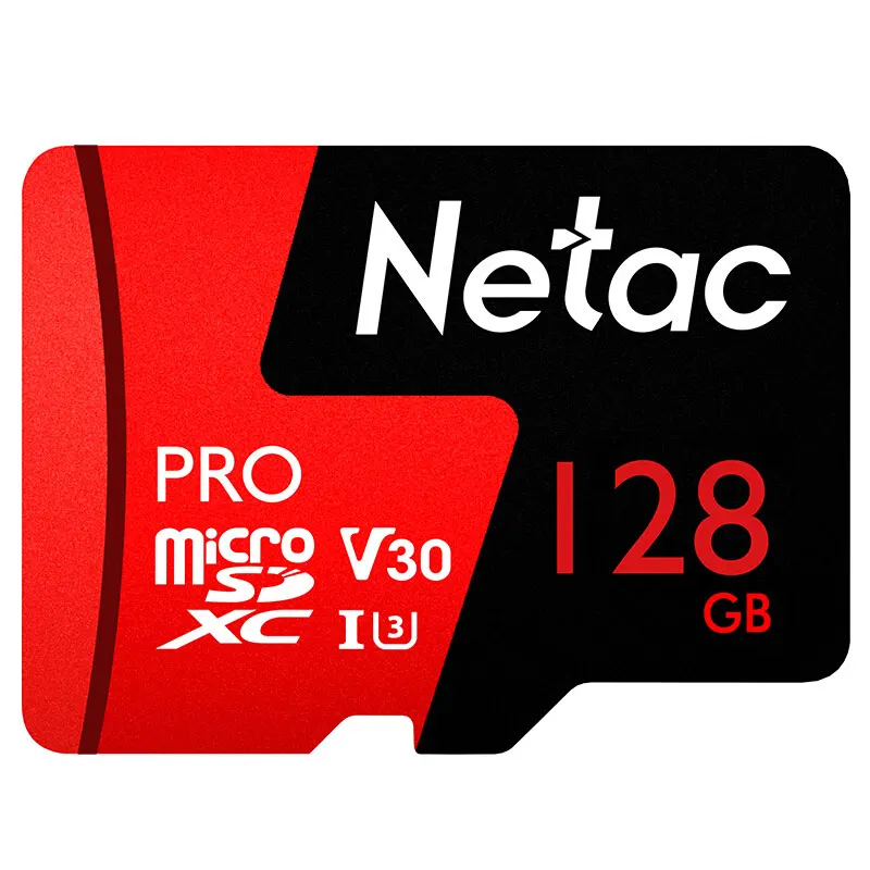 Netac Microsd 128 ГБ P500 Pro Class 10 карта памяти microSDXC V30 U3 UHS-I новая флеш-карта 128 ГБ для мобильного телефона - Емкость: TF-P500Pro-128G