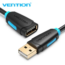 Vention USB 2,0 кабель-удлинитель USB 2,0 кабель для мужчин и женщин USB синхронизация данных USB удлинитель зарядного устройства кабель для ПК ноутбука U диск мышь