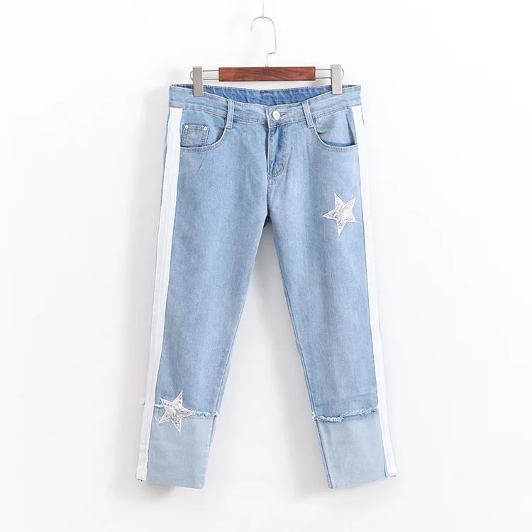 S64 Spring Casual Jeans 5XL Plus Size Women Clothing