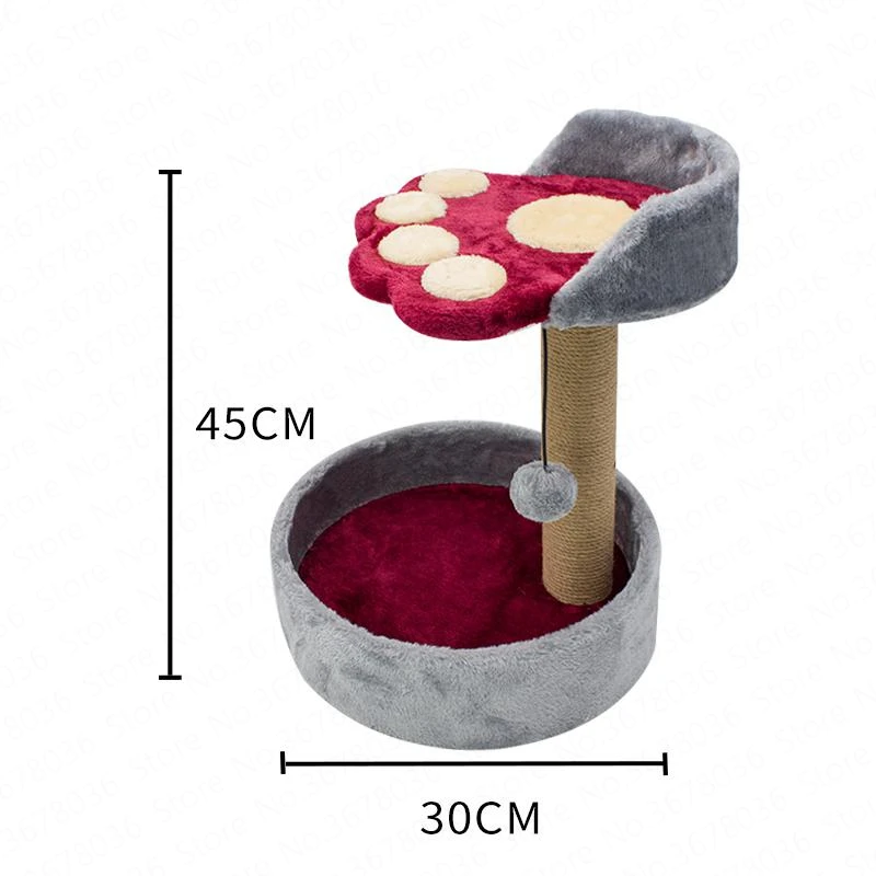Пеньковая веревка кошка скалолазание рамка царапины доска захватывающая колонна игрушка прыгающий стол дерево когти маленькое устройство кошка гамак Конура