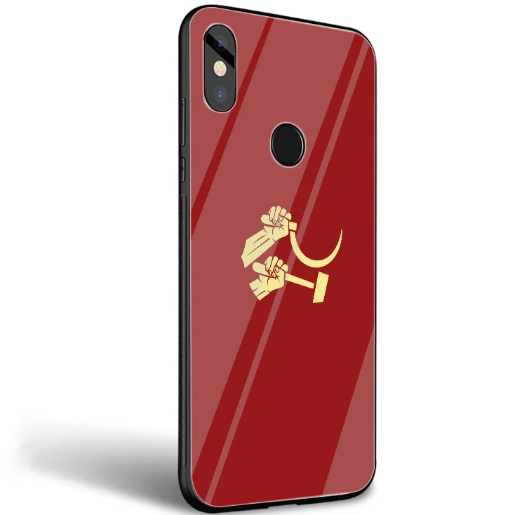 Desxz СССР чехол крышка для Xiaomi 8 Lite A1 A2 9 Redmi Note 5 6 7 Pro 6A 4X Pocophone F1 оболочки