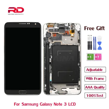 

Adjustable N9005 LCD For SAMSUNG Galaxy Note 3 LCD display N900 Display Touch Screen Digitizer with Frame Black and white color