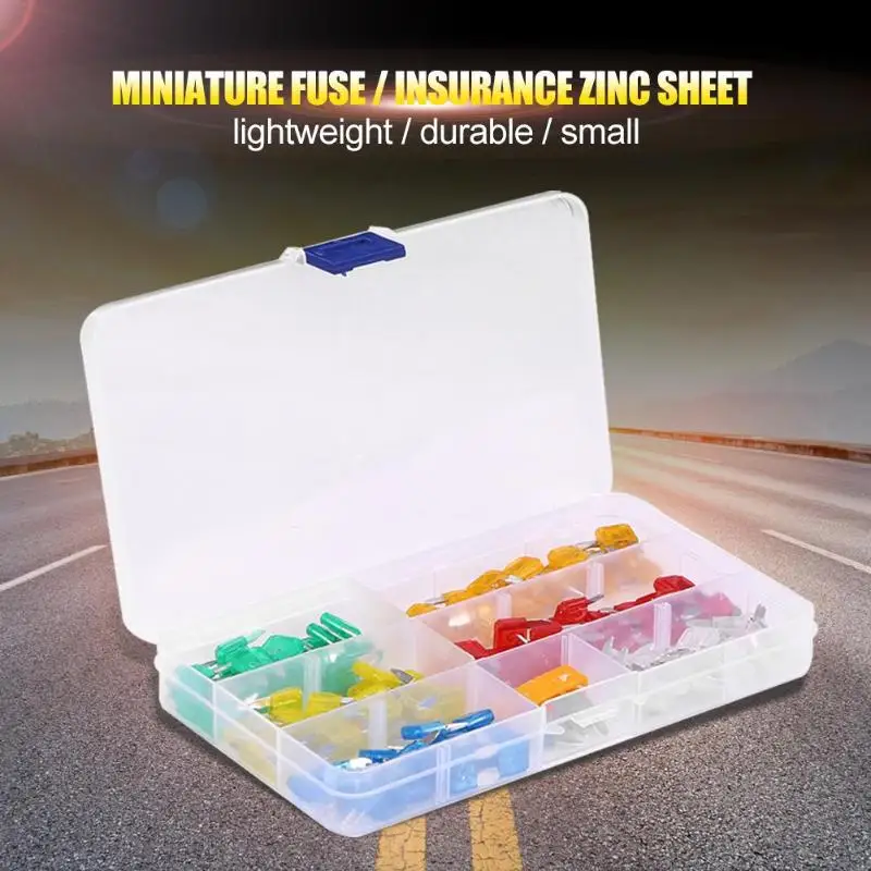 

120pcs Car Fuses 5A 10A 15A 20A 25A 30A Amp with Box Clip Assortment Kit Auto Blade Type Fuse Set Truck